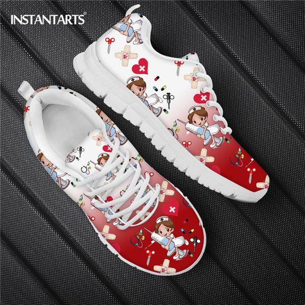 blue and white gradient women's shoes cartoon nurse doctor pattern lace up outdoor walk sneaker nursing shoes ladies, Black
blue and white gradient women's shoes cartoon nurse doctor pattern lace up outdoor walk sneaker nursing shoes ladies, Black