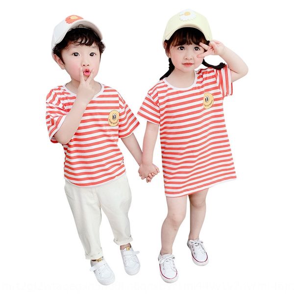 n5lrm brother and sister t-shirt children's clothingwear t-shirt 20 summer korean style children's wear boys and girls smiling fac, Blue
n5lrm brother and sister t-shirt children's clothingwear t-shirt 20 summer korean style children's wear boys and girls smiling fac, Blue