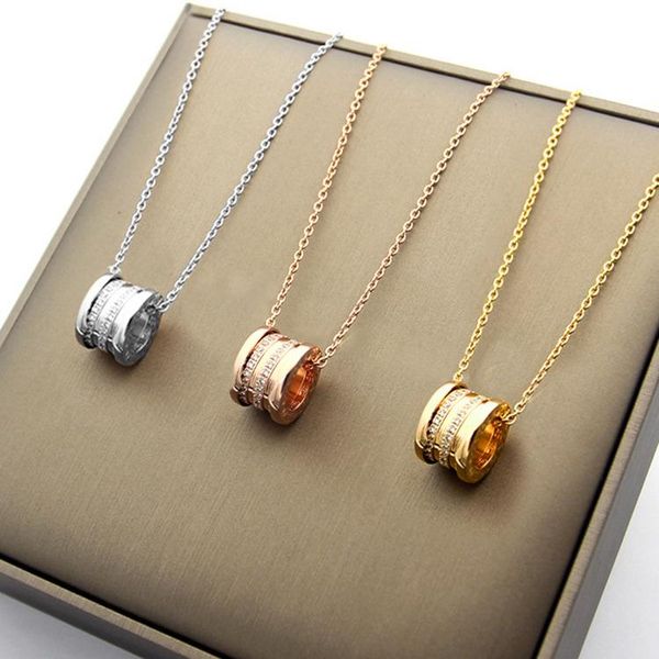 2020 designer luxury titanium steel necklace cylinder thread diamond necklace 18k gold women's necklace, Silver
2020 designer luxury titanium steel necklace cylinder thread diamond necklace 18k gold women's necklace, Silver