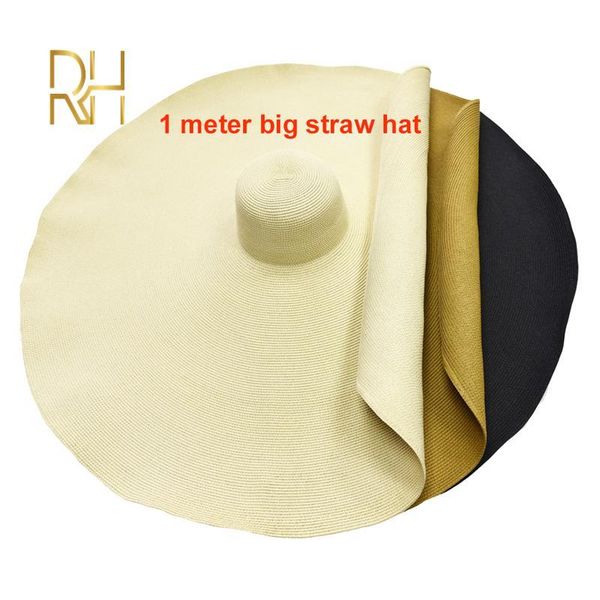 big beach sun straw hat 30 40cm brim 80 100cm diameter women round protect travel holiday caps foldable super large straw hat y200714, Blue;gray
big beach sun straw hat 30 40cm brim 80 100cm diameter women round protect travel holiday caps foldable super large straw hat y200714, Blue;gray