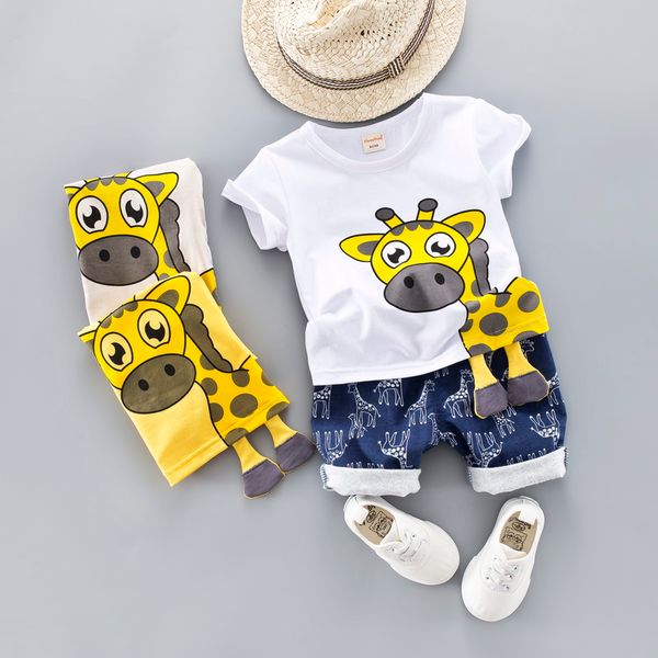 summer kids baby clothes set for boys 0-4 years cloth cut cartoon animal infant clothing suit giraffe t-shirt toddler outfit, White
summer kids baby clothes set for boys 0-4 years cloth cut cartoon animal infant clothing suit giraffe t-shirt toddler outfit, White