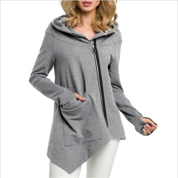 2020 season new oblique sweater coat zipper sweater zipper women's irregular pocket coat for women, Black
2020 season new oblique sweater coat zipper sweater zipper women's irregular pocket coat for women, Black