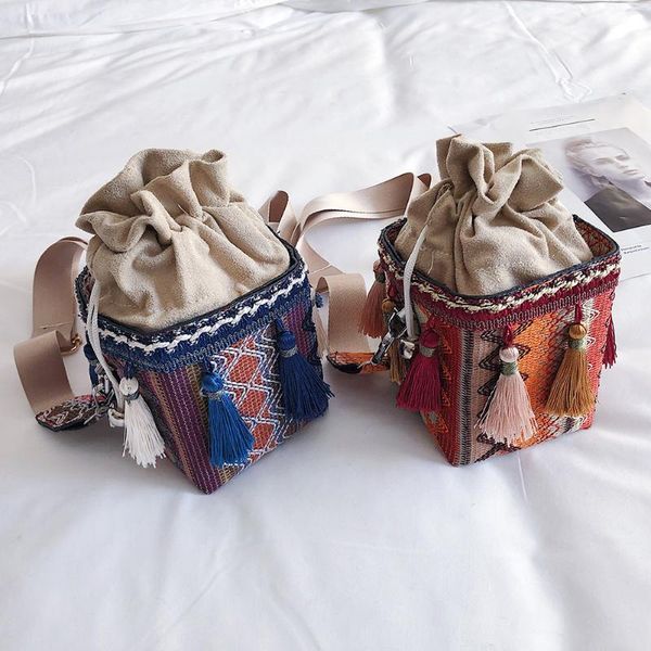 ethnic style weave drawstring women messenger bag fashion female single shoulder crossbody tassels elegant handbag
ethnic style weave drawstring women messenger bag fashion female single shoulder crossbody tassels elegant handbag