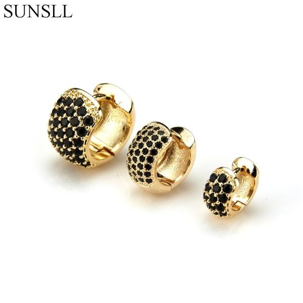 sunsll golden color copper pins multicolor cubic zirconia 3 size hoop earrings women's fashion party jewelry cobre cz brincos, Golden;silver
sunsll golden color copper pins multicolor cubic zirconia 3 size hoop earrings women's fashion party jewelry cobre cz brincos, Golden;silver