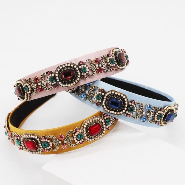 new european and american baroque fashion personality hair pearl particles rhinestones wild travel headband 957, Golden;silver
new european and american baroque fashion personality hair pearl particles rhinestones wild travel headband 957, Golden;silver