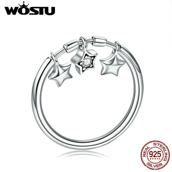 wostu authentic 925 sterling silver glitter dangle star ring for women anniversary party fashion jewelry sell gift cqr406, Golden;silver
wostu authentic 925 sterling silver glitter dangle star ring for women anniversary party fashion jewelry sell gift cqr406, Golden;silver