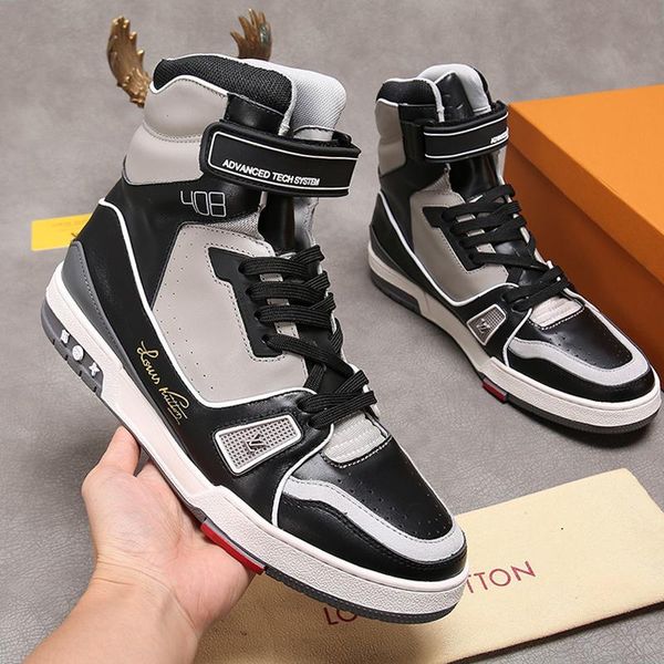 trainer sneaker boot mens shoes fashion comfortable vintage shoes lace -up high plus size sports men boots with origin box, Black
trainer sneaker boot mens shoes fashion comfortable vintage shoes lace -up high plus size sports men boots with origin box, Black