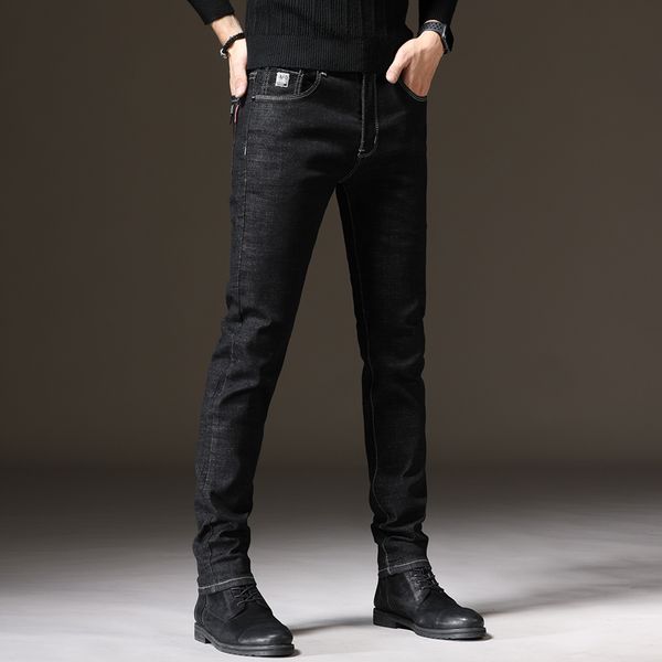 men's jeans super skinny men non ripped stretch denim pants elastic waist big size european long trousers, Blue
men's jeans super skinny men non ripped stretch denim pants elastic waist big size european long trousers, Blue