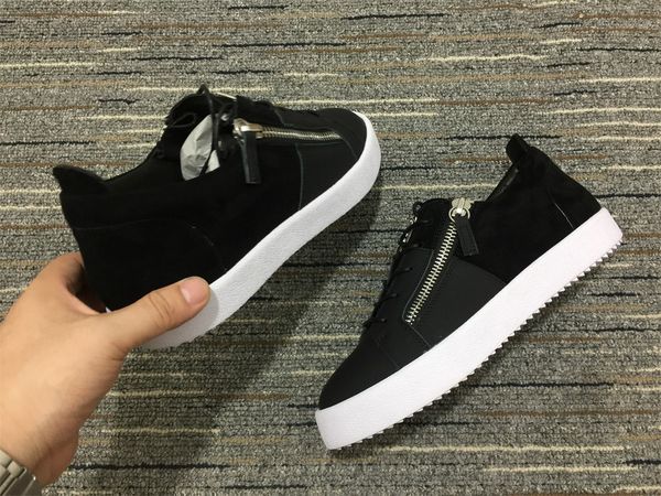 new fashion metal zipper flats shoes men women metal iron black suede genuine leather sneakers luxey brands designs size 35-47
new fashion metal zipper flats shoes men women metal iron black suede genuine leather sneakers luxey brands designs size 35-47