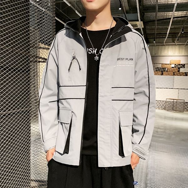 men's 2019 new autumn and winter korean style trendy all-match hoodie jacket tooling youth loose casual hoodie jacket men's, Black;brown
men's 2019 new autumn and winter korean style trendy all-match hoodie jacket tooling youth loose casual hoodie jacket men's, Black;brown