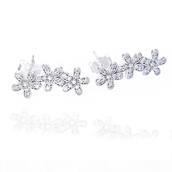 authentic 925 sterling silver flowers earring with box logo signature with crystal for pandora jewelry stud earring women's earrings, Golden;silver
authentic 925 sterling silver flowers earring with box logo signature with crystal for pandora jewelry stud earring women's earrings, Golden;silver