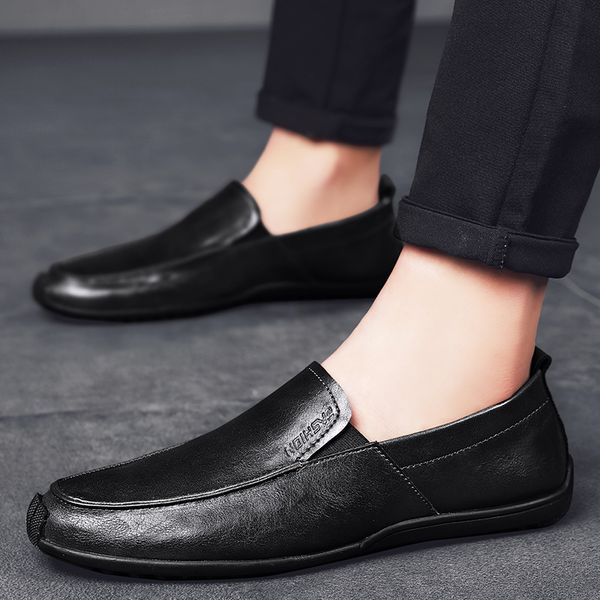 outdoor comforty men shoes moccasins loafers man genuine leather shoes masculino classic handmade slip on driving casual, Black
outdoor comforty men shoes moccasins loafers man genuine leather shoes masculino classic handmade slip on driving casual, Black
