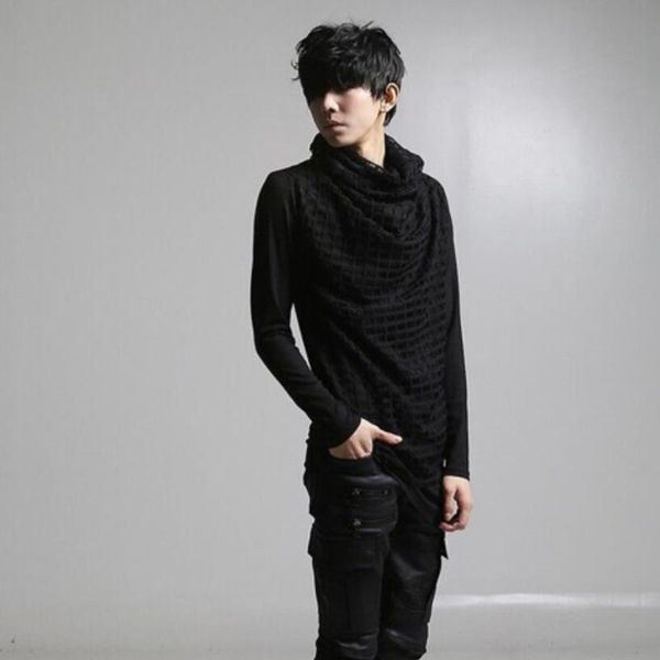 autumn men hollow out patchwork hip hop long sleeve t shirt nightclub dj singer punk rock stage costume harajuku streetwear, White;black
autumn men hollow out patchwork hip hop long sleeve t shirt nightclub dj singer punk rock stage costume harajuku streetwear, White;black