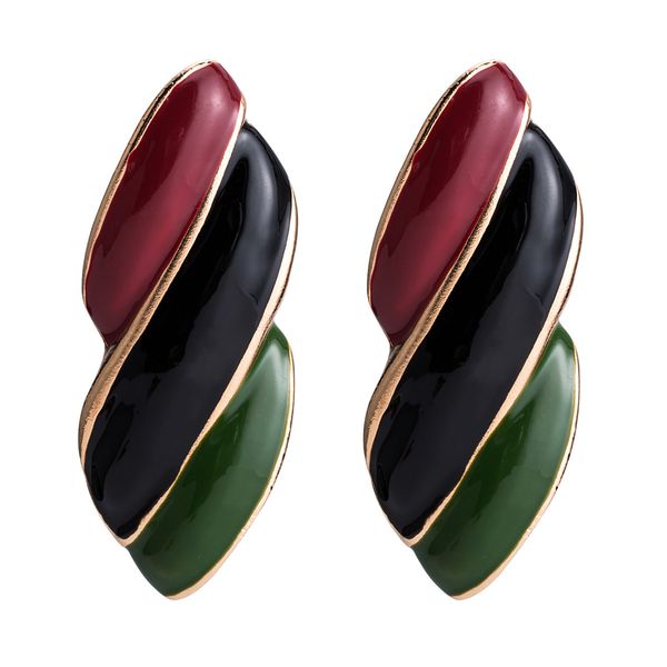 exaggerated multi-layer winding dripping earrings women's bohemia sale, Golden 
exaggerated multi-layer winding dripping earrings women's bohemia sale, Golden