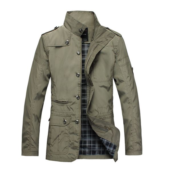 men's jackets men autumn polyester large size jacket male army windbreak coat casual slim outerwear khaki black xa297f, Black;brown
men's jackets men autumn polyester large size jacket male army windbreak coat casual slim outerwear khaki black xa297f, Black;brown