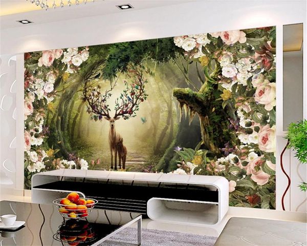 3d wall painting wallpaper 3d fantasy forest flower elk romantic scenery decorative silk mural wallpaper
3d wall painting wallpaper 3d fantasy forest flower elk romantic scenery decorative silk mural wallpaper