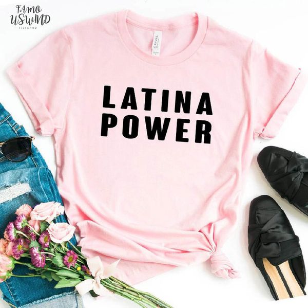 latina power print women tshirt cotton casual funny t shirt gift for lady yong girl tee drop ship, White
latina power print women tshirt cotton casual funny t shirt gift for lady yong girl tee drop ship, White