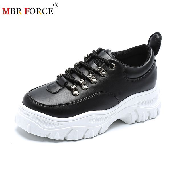 mbr force genuine leather sneakers women flat platform shoes autumn breathable mesh women thick bottom shoes, Black
mbr force genuine leather sneakers women flat platform shoes autumn breathable mesh women thick bottom shoes, Black