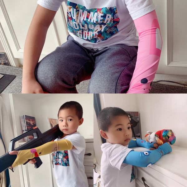 new summer silk cute children cartoon arm sun protection boys and girls korean doll ice sleeve ice sleeve style wukong baby arm, Black
new summer silk cute children cartoon arm sun protection boys and girls korean doll ice sleeve ice sleeve style wukong baby arm, Black