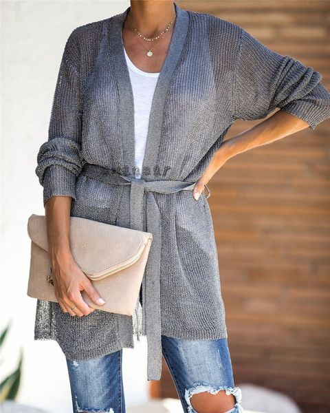 2019 autumn and winter new loose heart-wrapped knitwear knitweargold solid color outer-fitting knitwear long cardigan women's top, White;black
2019 autumn and winter new loose heart-wrapped knitwear knitweargold solid color outer-fitting knitwear long cardigan women's top, White;black