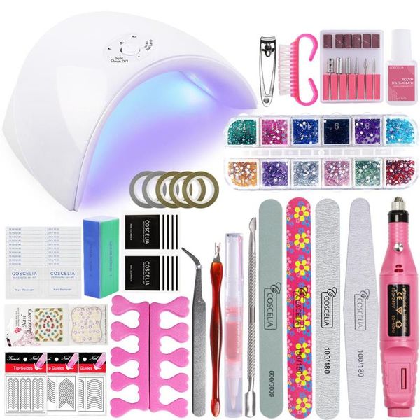 coscelia nail drill tool manicure set manicure machine 36w uv led lamp all for nails pedicure machine cutters for kit
coscelia nail drill tool manicure set manicure machine 36w uv led lamp all for nails pedicure machine cutters for kit