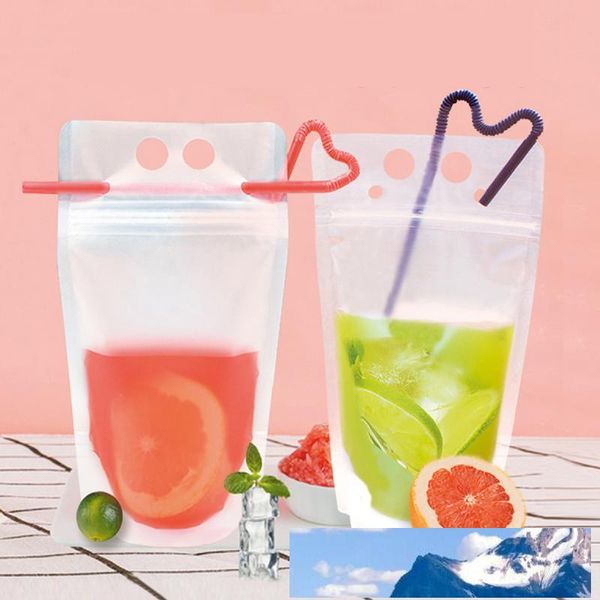 clear drink pouches bags frosted zipper stand-up plastic drinking bag with straw with holder reclosable heat-proof juice bag pouch bc bh3498
clear drink pouches bags frosted zipper stand-up plastic drinking bag with straw with holder reclosable heat-proof juice bag pouch bc bh3498
