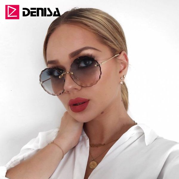 denisa brand vintage round sunglasses women 2020 retro glasses men rimless sun glasses women uv400 zonnebril dames g31199, White;black
denisa brand vintage round sunglasses women 2020 retro glasses men rimless sun glasses women uv400 zonnebril dames g31199, White;black