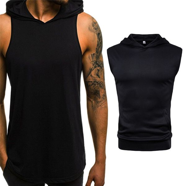 men gyms hoodies, fitness quick-drying vest, sweatshirts fitness mens sleeveless vests cotton muscle singlets, Black;blue
men gyms hoodies, fitness quick-drying vest, sweatshirts fitness mens sleeveless vests cotton muscle singlets, Black;blue