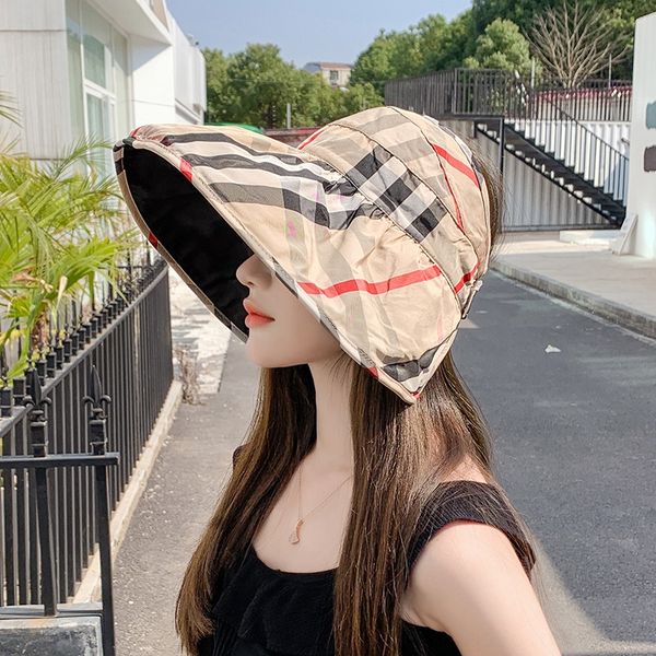 empty visor toque female summer uv-proof sunshade hat sun-proof all-match hat korean style stylish large brim female, Blue;gray
empty visor toque female summer uv-proof sunshade hat sun-proof all-match hat korean style stylish large brim female, Blue;gray