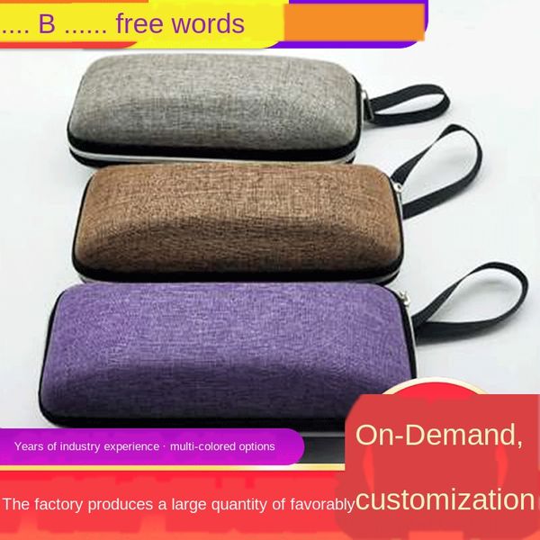 new cotton linen zipper sun packaging men's and case case women's personalized glasses box portable storage glasses box, Blue
new cotton linen zipper sun packaging men's and case case women's personalized glasses box portable storage glasses box, Blue