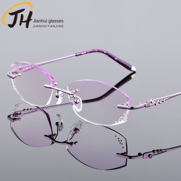 ultra-light frameless anti-blue light cutting ladies myopia gradient color glasses glasses alloy hyperopia frame, Silver
ultra-light frameless anti-blue light cutting ladies myopia gradient color glasses glasses alloy hyperopia frame, Silver