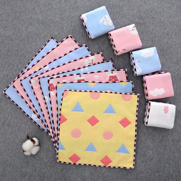 pure cotton six-layer gauze 25*25 cotton square square saliva towel kindergarten baby saliva towel
pure cotton six-layer gauze 25*25 cotton square square saliva towel kindergarten baby saliva towel