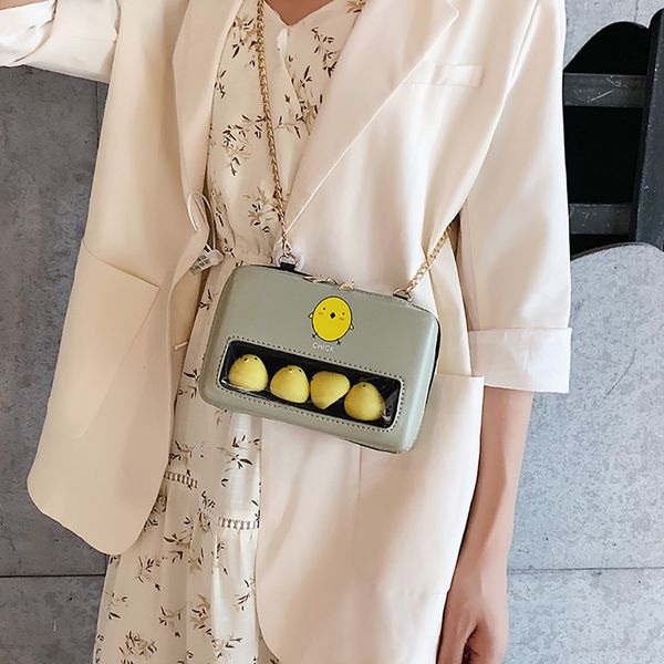 women fashion transparent small square bag cute casual little yellow chicken shoulder messenger bag pu bolsa feminina 50
women fashion transparent small square bag cute casual little yellow chicken shoulder messenger bag pu bolsa feminina 50