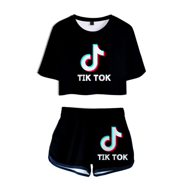 2020 new fashion 3d exposed navel t shirt+shorts women's two-piece sets popular summer girl's suits 2 piece outfits for women, Gray
2020 new fashion 3d exposed navel t shirt+shorts women's two-piece sets popular summer girl's suits 2 piece outfits for women, Gray