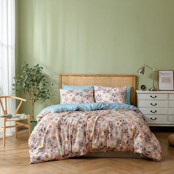 2/3 piece bedding set small fresh duvet cover double bed linings luxury bed quilt cover small daisies flowers and leaves set
2/3 piece bedding set small fresh duvet cover double bed linings luxury bed quilt cover small daisies flowers and leaves set