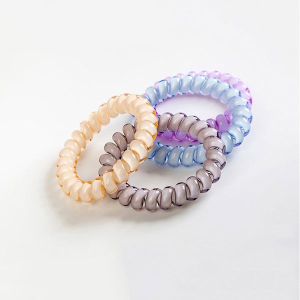 fashion telephone line hair ropes girls colorful elastic hair rubber bands women solid color ponytail holder resin ring hair accessories, Pink
fashion telephone line hair ropes girls colorful elastic hair rubber bands women solid color ponytail holder resin ring hair accessories, Pink