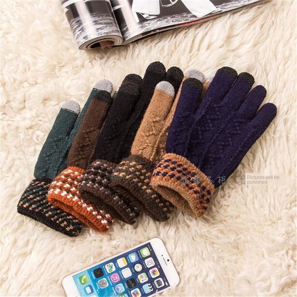 men's autumn and winter touch screen knitted gloves women's riding thickened fleece warm cute warm wool gloves wool korean style
men's autumn and winter touch screen knitted gloves women's riding thickened fleece warm cute warm wool gloves wool korean style
