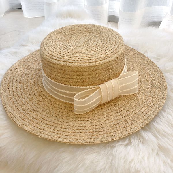 lunadolphin desinger summer beach raffia hat wide brim sun protection bow cap temperament flat straw hats outdoor y200714, Blue;gray
lunadolphin desinger summer beach raffia hat wide brim sun protection bow cap temperament flat straw hats outdoor y200714, Blue;gray