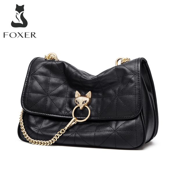 foxer 100% genuine leather women messenger bag fashion elegant lady crossbody bag commuter female stylish flap chain strap
foxer 100% genuine leather women messenger bag fashion elegant lady crossbody bag commuter female stylish flap chain strap