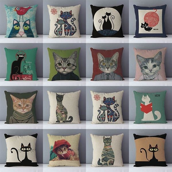 selected couch cushion cartoon cat printed quality cotton linen home decorative pillows kids bedroom decor pillowcase wholesale
selected couch cushion cartoon cat printed quality cotton linen home decorative pillows kids bedroom decor pillowcase wholesale