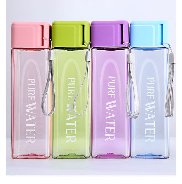 outdoor portable water mug 17oz sport water bottle fashion square transparent tumbler large capacity water bottles plastic cup kha327
outdoor portable water mug 17oz sport water bottle fashion square transparent tumbler large capacity water bottles plastic cup kha327