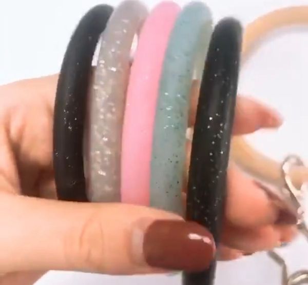 wristlet keychain silicone bangle keyring bracelet key ring round key holder sports girls gift fashion jewelry 7 colors 120pcs dw4178, Red;brown
wristlet keychain silicone bangle keyring bracelet key ring round key holder sports girls gift fashion jewelry 7 colors 120pcs dw4178, Red;brown