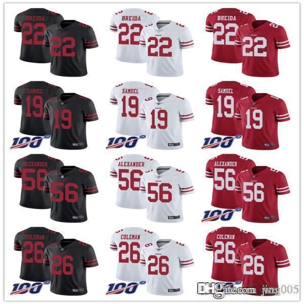mens womens youth san francisco 49ers 22 matt breida 56 kwon alexander 19 deebo samuel 26 tevin coleman customs football jerseys, Black;red
mens womens youth san francisco 49ers 22 matt breida 56 kwon alexander 19 deebo samuel 26 tevin coleman customs football jerseys, Black;red