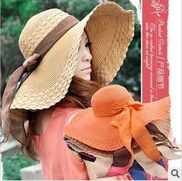 korean style straw butterfly beach large summer bow dome sun hat large eaves women's straw hat b164, Blue;gray
korean style straw butterfly beach large summer bow dome sun hat large eaves women's straw hat b164, Blue;gray
