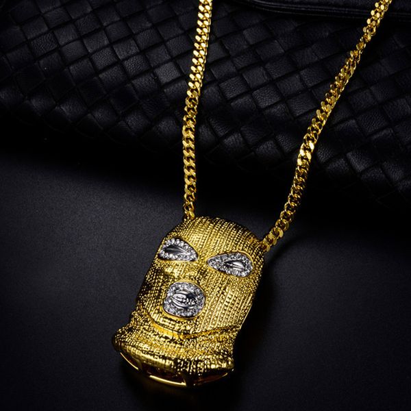 3 color punk style fashion head masked big pendant necklaces hip hop jewelry steampunk gold long chain statement necklace gifts, Silver
3 color punk style fashion head masked big pendant necklaces hip hop jewelry steampunk gold long chain statement necklace gifts, Silver