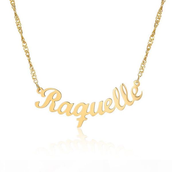 customized font name charm necklace personalized custom handwriting name plate pendants necklaces link chain jewelry women gift, Silver
customized font name charm necklace personalized custom handwriting name plate pendants necklaces link chain jewelry women gift, Silver