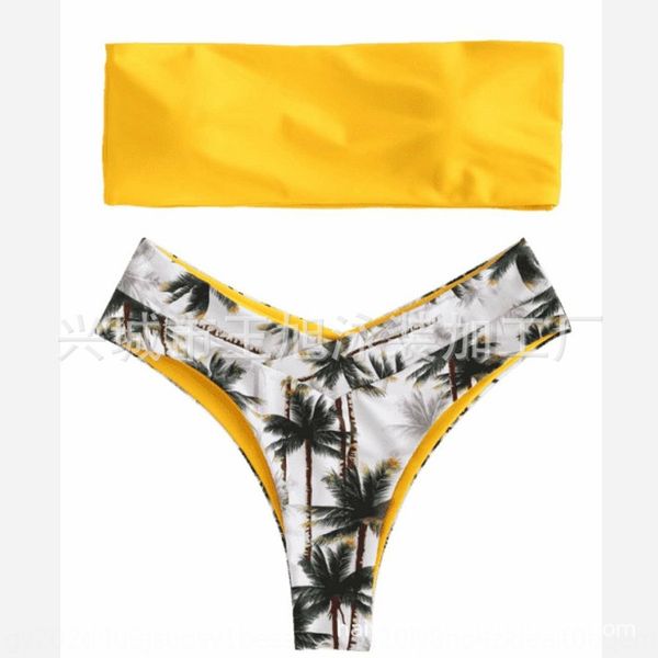 l2grq strapless matching coconut flower triangle high waist pants bikini bikinishoulder strap bikini2020 new product on-market fast-sel, White;black
l2grq strapless matching coconut flower triangle high waist pants bikini bikinishoulder strap bikini2020 new product on-market fast-sel, White;black