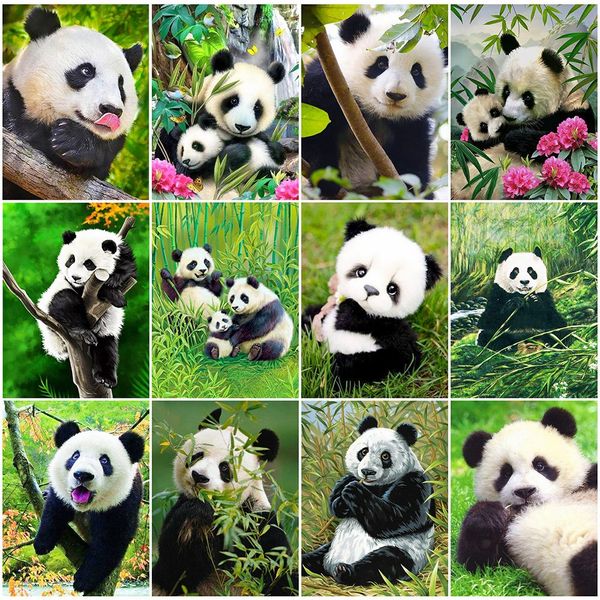 huacan full square diamond painting 5d panda new arrival embroidery animal mosaic home decor diamond art
huacan full square diamond painting 5d panda new arrival embroidery animal mosaic home decor diamond art
