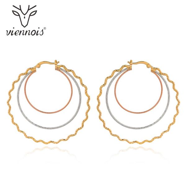 viennois large twisted circle rose gold mix color hoop earrings for women fashion round earrings jewelry, Golden;silver
viennois large twisted circle rose gold mix color hoop earrings for women fashion round earrings jewelry, Golden;silver