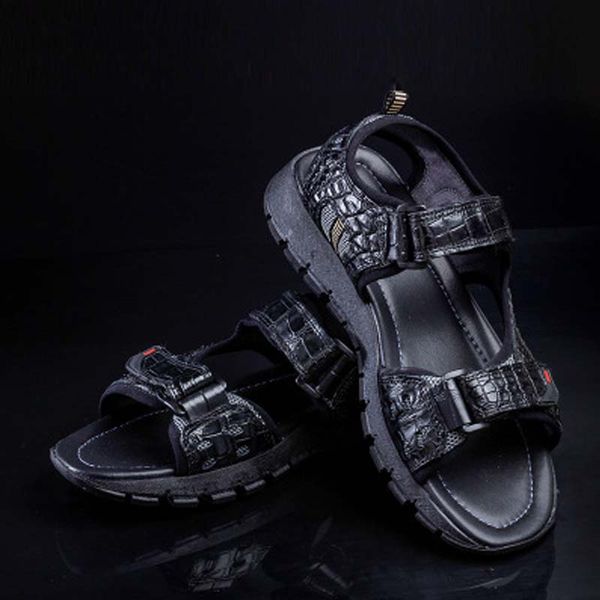 ourui new true crocodile leather men sandals black beach shoes male
ourui new true crocodile leather men sandals black beach shoes male